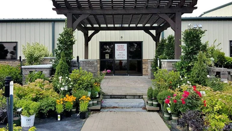 Our garden center is open to the public and features annuals, perennials, trees, and shrubs.