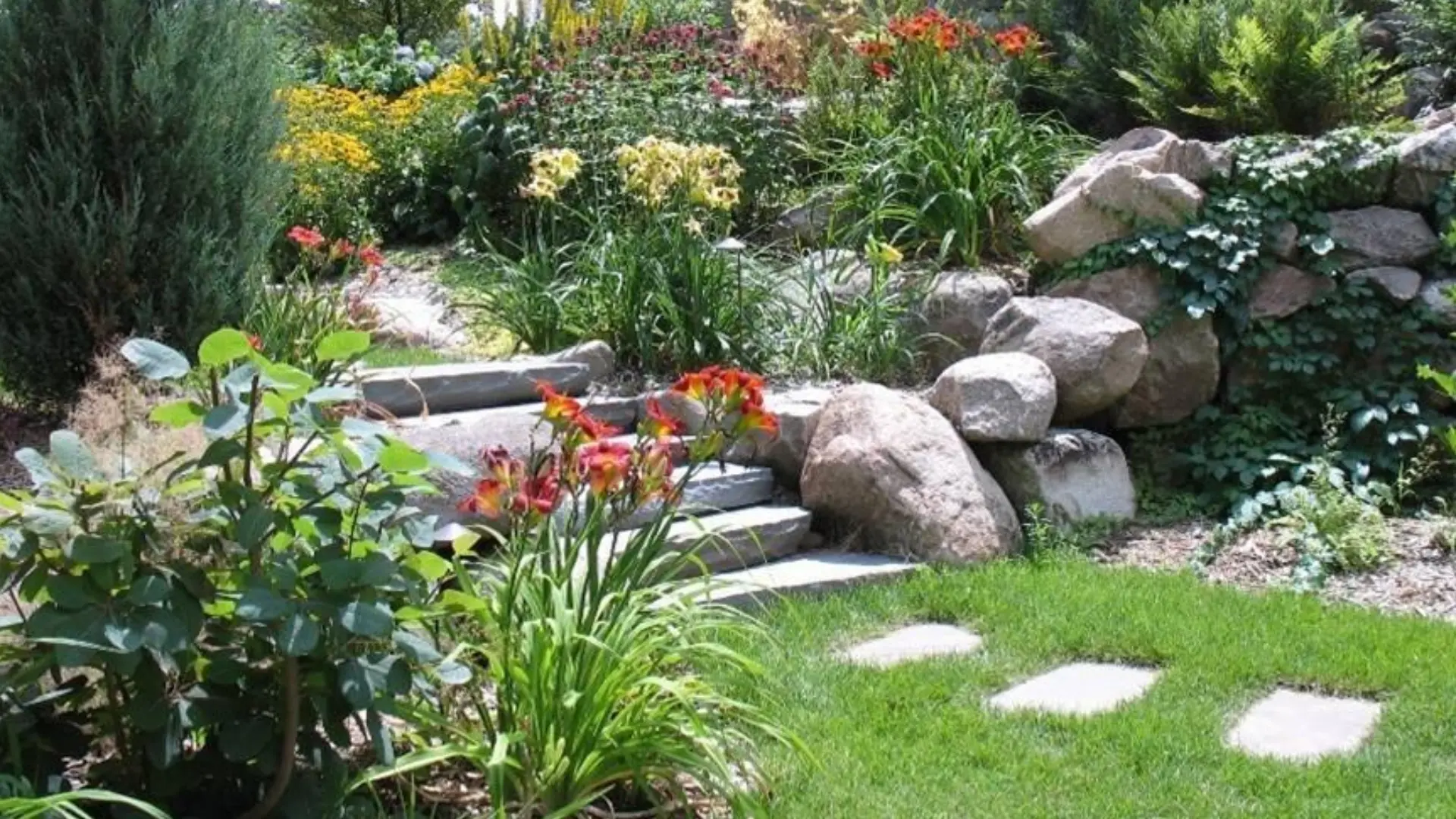 Close up on a pile of aerated cores by a home in Pleasant Hill, IA.
