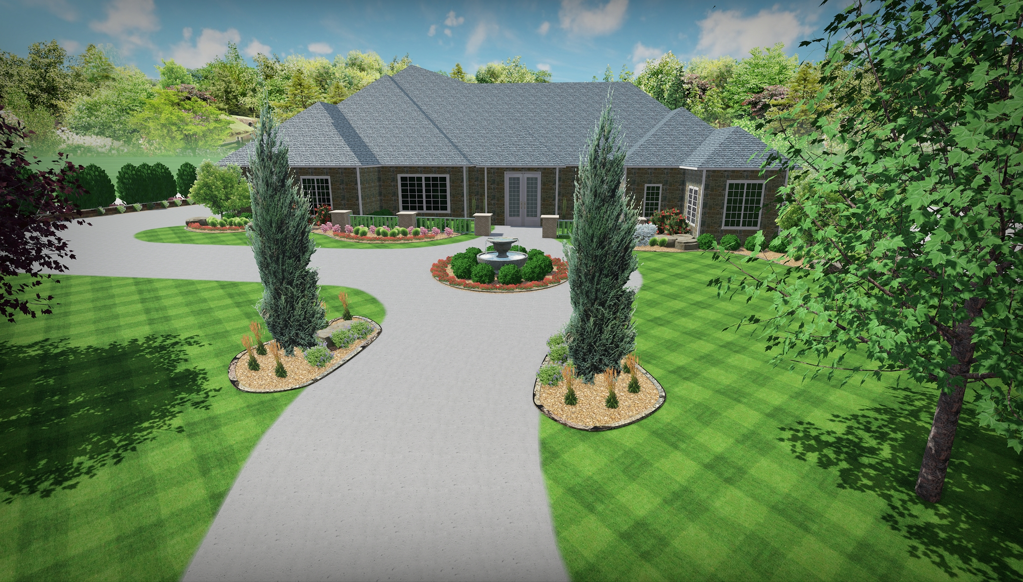 Transforming a New Construction Home into a Private Outdoor Resort