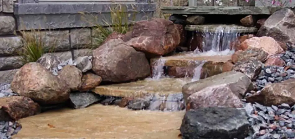 Waterfalls are popular features in Ankeny.
